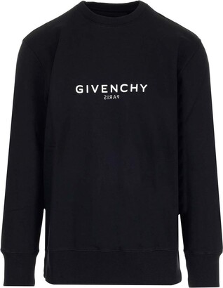 Givenchy Logo Printed Crewneck Sweatshirt - ShopStyle Jumpers & Hoodies