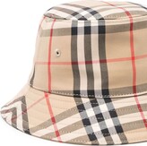 Thumbnail for your product : Burberry Children Vintage check print cotton bucket hat