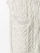 Thumbnail for your product : MM6 MAISON MARGIELA sleeveless knit cardigan