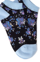 Thumbnail for your product : Forever 21 Pixelated Floral Ankle Socks