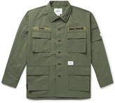 Thumbnail for your product : WTAPS Jungle Embroidered Cordura And Cotton-Blend Ripstop Overshirt