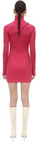 Thumbnail for your product : Rotate by Birger Christensen Ribbed Stretch Jersey Mini Dress