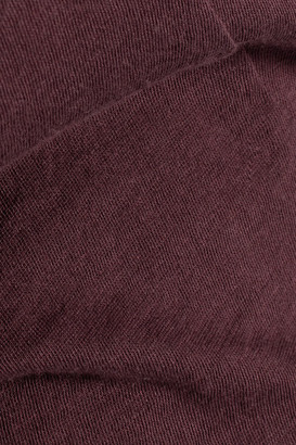 RtA Johnny Asymmetric Cotton And Cashmere-Blend T-Shirt