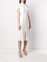 Thumbnail for your product : Roland Mouret Belem key-hole neck dress