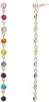 Thumbnail for your product : Kenneth Jay Lane Rainbow Crystal Drop Down Earrings