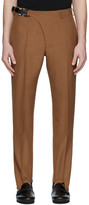 Thumbnail for your product : Alyx Tan Stirrup Suit Trousers