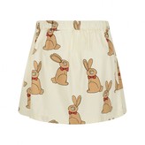 Thumbnail for your product : Mini Rodini Mini RodiniGirls Ivory Rabbit Print Skirt