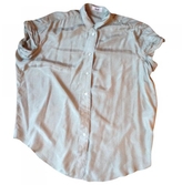 Thumbnail for your product : Acne 19657 ACNE Khaki Silk Top
