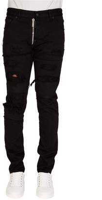 DSQUARED2 Dsquared Cool Guy External Zip Jeans Black