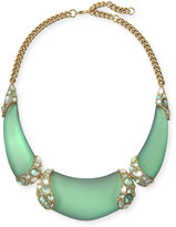 Thumbnail for your product : Alexis Bittar Vert d'Eau Three-Part Encrusted Lucite Bib Necklace