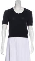 Thumbnail for your product : St. John Short Sleeve Knit Sweater