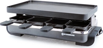 Swissmar Swissmar8 Person Classic Raclette Party Grill with Reversible Cast Aluminum Non-stick Grill Plate