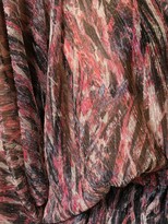 Thumbnail for your product : IRO Abstract-Print Ruffled Playsuit