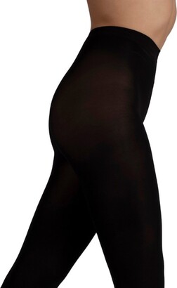 LECHERY Woman'S Fleece Tights - S/M, Black