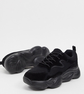 wide fit chunky trainers