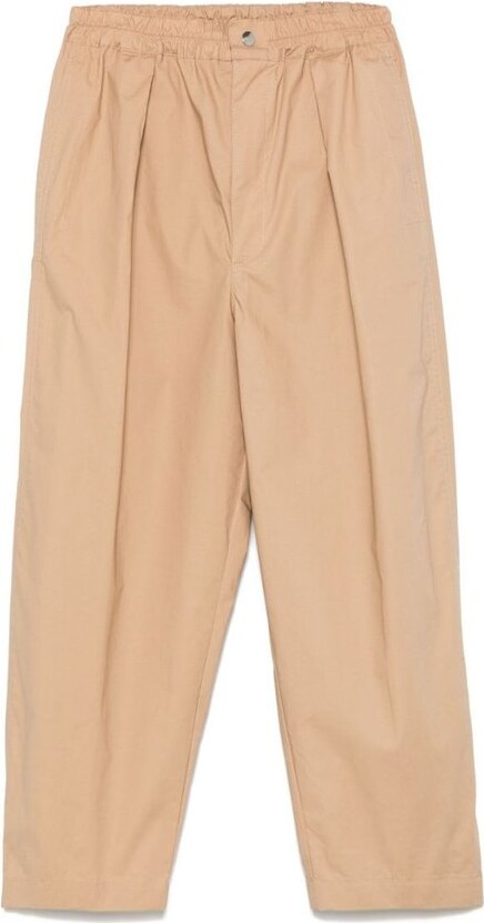 Merci Pleated Straight-Leg Trousers