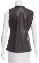Thumbnail for your product : Elie Tahari Sleeveless Leather Top