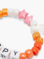 Thumbnail for your product : LAUREN RUBINSKI Happy Beaded Bracelet - Orange