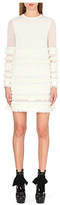 Thumbnail for your product : Alexander McQueen Ruffled-detail knitted dress