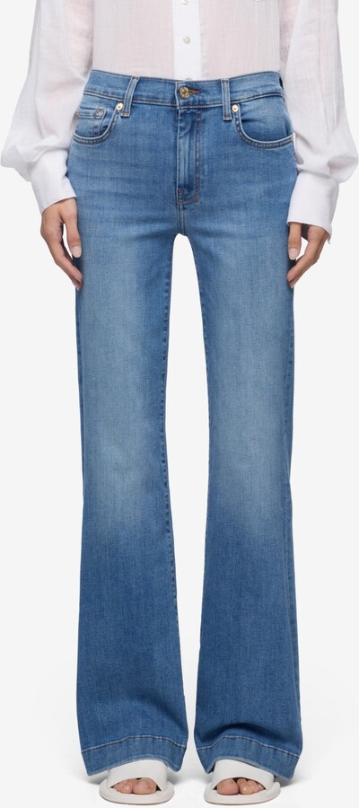 7 For All Mankind Women's Dojo Mid-Rise Jeans