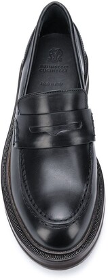 Brunello Cucinelli Chunky Penny Loafers