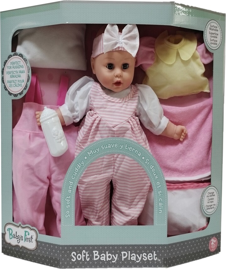 Baby's First by Nemcor Soft Baby Doll Playset ShopStyle