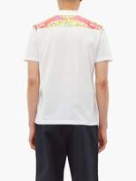 Thumbnail for your product : Versace Rainbow-logo Cotton Polo Shirt - Mens - White