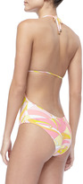 Thumbnail for your product : Emilio Pucci Fenice-Print Tie Swimsuit