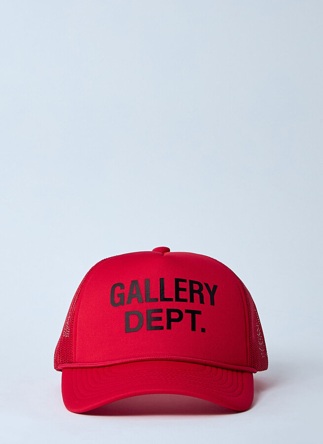 GALLERY DEPT. Logo Motif Baseball Cap - Man Hats Red One Size