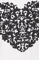 Thumbnail for your product : Cynthia Steffe CeCe by 'Moss' Embroidered Heart Crepe Shift Dress