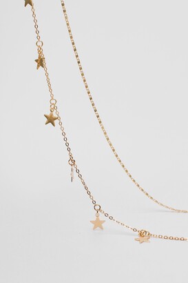 Nasty Gal Womens Dainty Star Necklace - Metallics - One Size