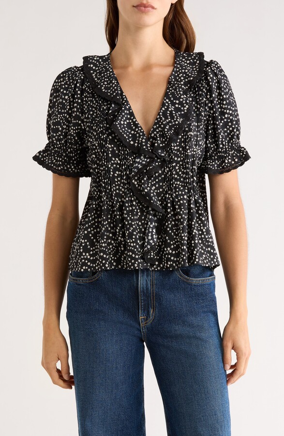 Rails Bloom Floral Short Sleeve Top