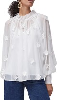 Thumbnail for your product : French Connection Aziza Embellished Long Sleeve Top