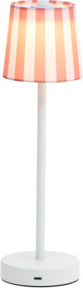 TJMAXX 4X14 Printed Lampshade Rechargeable Tabletop Lamp