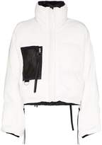 Thumbnail for your product : SHOREDITCH SKI CLUB Laurie reversible cropped jacket