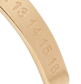 Maison Margiela Sterling Silver And Gold-Tone Cuff