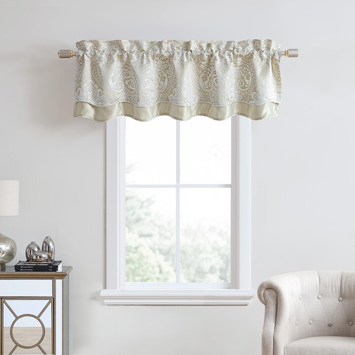 Croscill Helena Scalloped Double Layer Valance ShopStyle Panels