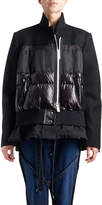 Thumbnail for your product : Sacai Stand-Collar Zip-Front Coat with Puffer Combo