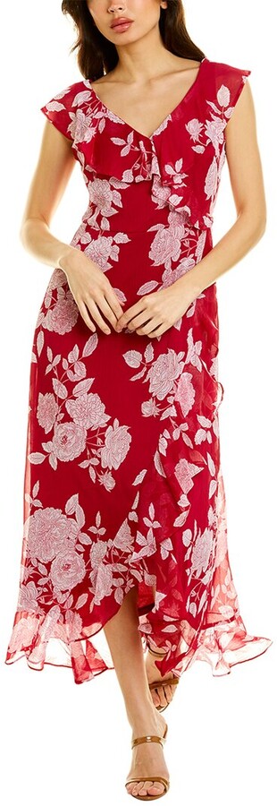 Red Ruffle Maxi Dress | Shop the world's largest collection of 