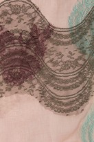 Thumbnail for your product : Valentino Scalloped Lace Trim Stole