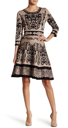 Taylor Knit Fit & Flare Dress