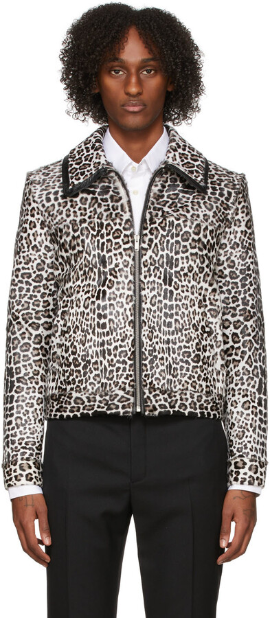 leopard print jacket men