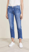 Thumbnail for your product : Frame Le High Straight Jeans with Triangle Hem