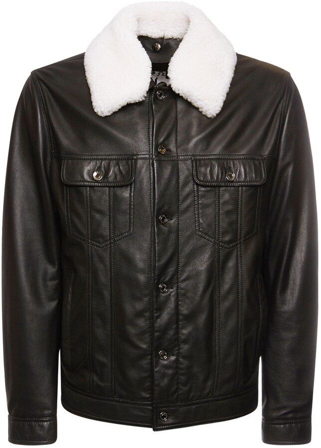 Mens Dolce Gabbana Leather Jacket | Shop the world's largest 