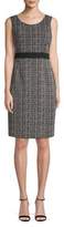 Thumbnail for your product : Kasper Suits Sleeveless Patterned Sheath Dress