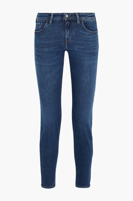 Acne Studios Climb Cropped Low-rise Skinny Jeans