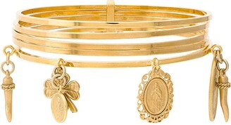 Dolce & Gabbana Pendant Cuff Bracelet