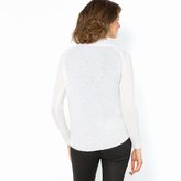 Thumbnail for your product : La Redoute R essentiel Cable Knit Wool and Mohair Blend Open Cardigan