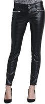 Thumbnail for your product : Blank Embossed Faux-Leather Pants
