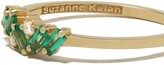 Thumbnail for your product : Suzanne Kalan 18kt yellow gold Fireworks emerald cluster ring